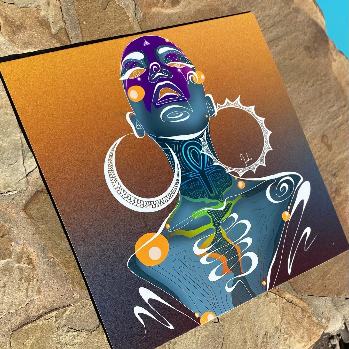 Jocelyn Van artwork shown as a physical piece